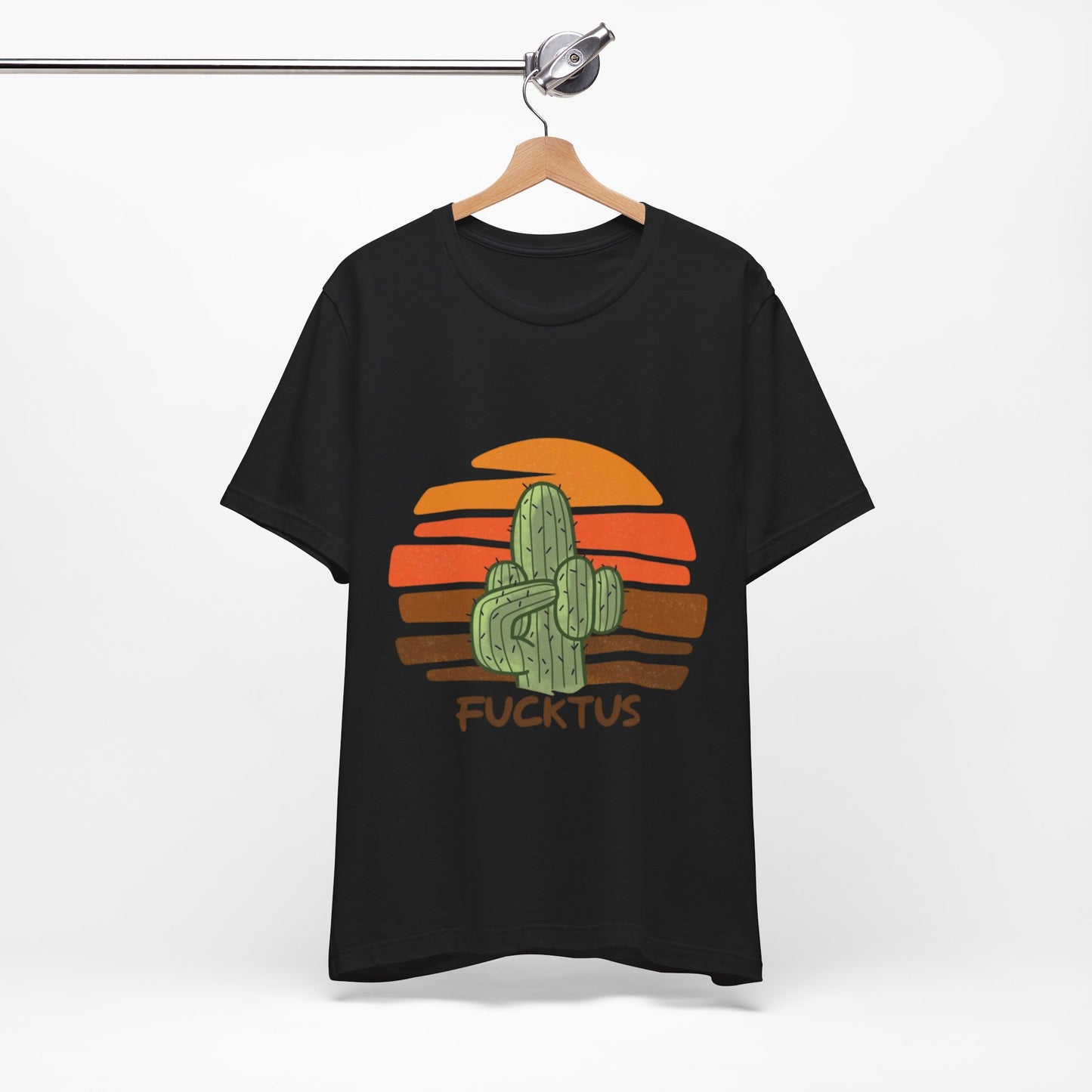 Fucktus Cactus Retro Sunset Tee