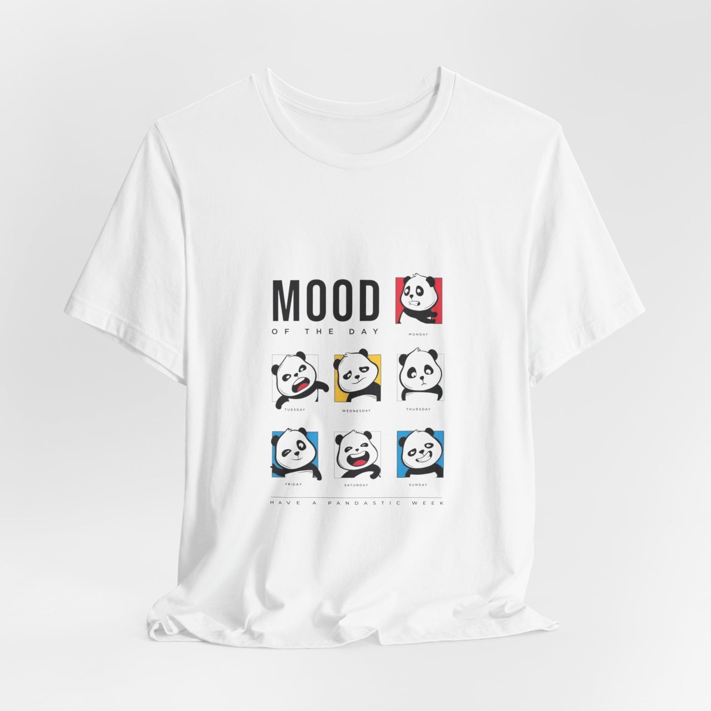 Mood Panda T-Shirt — Cute Emoji Panda Moods Tee