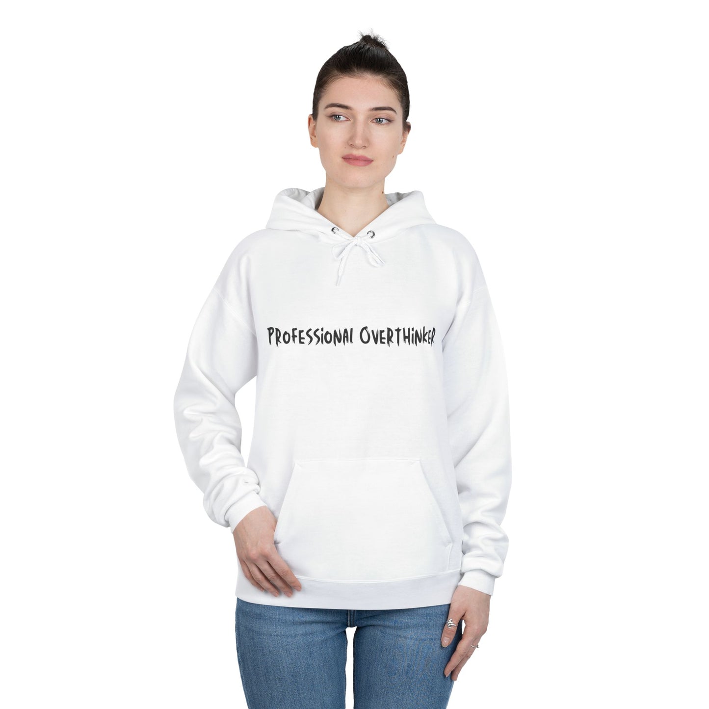 Professional Overthinker Hoodie — Funny Casual Pullover for Thinkers