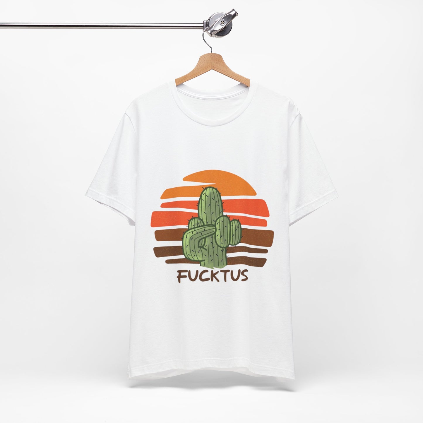 Fucktus Cactus Retro Sunset Tee