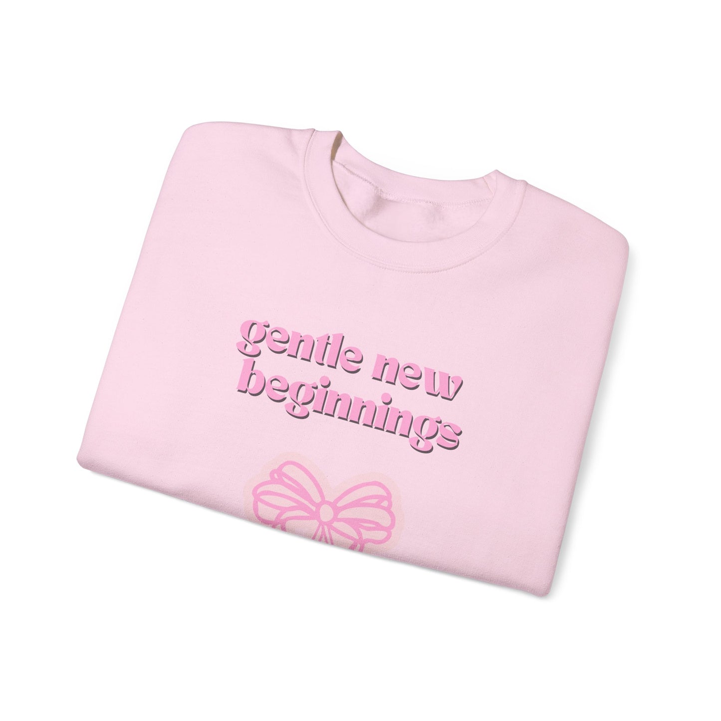 Sudadera de cuello redondo con cereza rosa Gentle New Beginnings