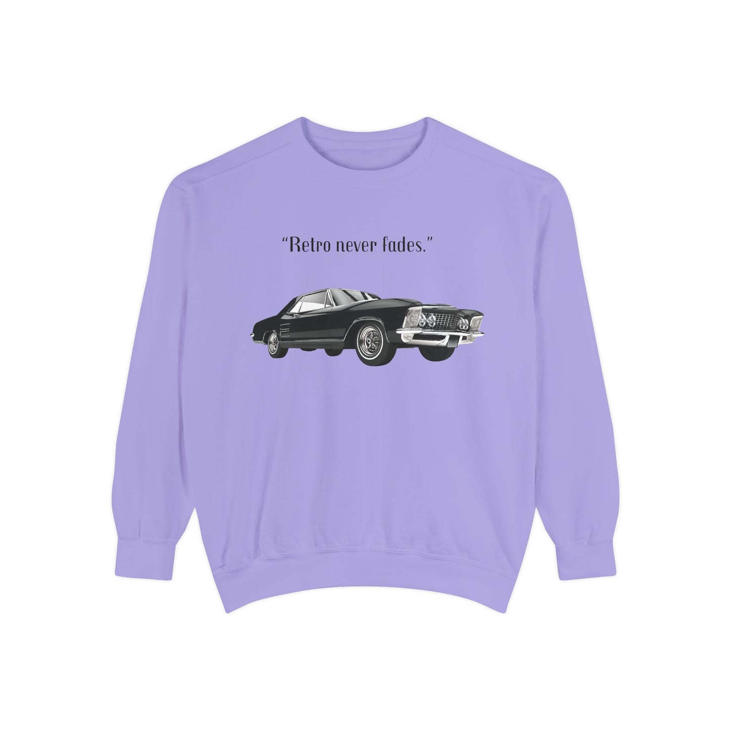 Retro 'Never Fades' Vintage Classic Car Sweatshirt