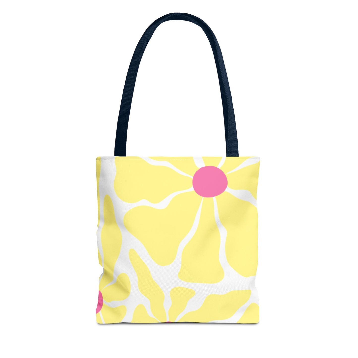Floral Sunshine Yellow Daisy Tote Bag — All-Over Print