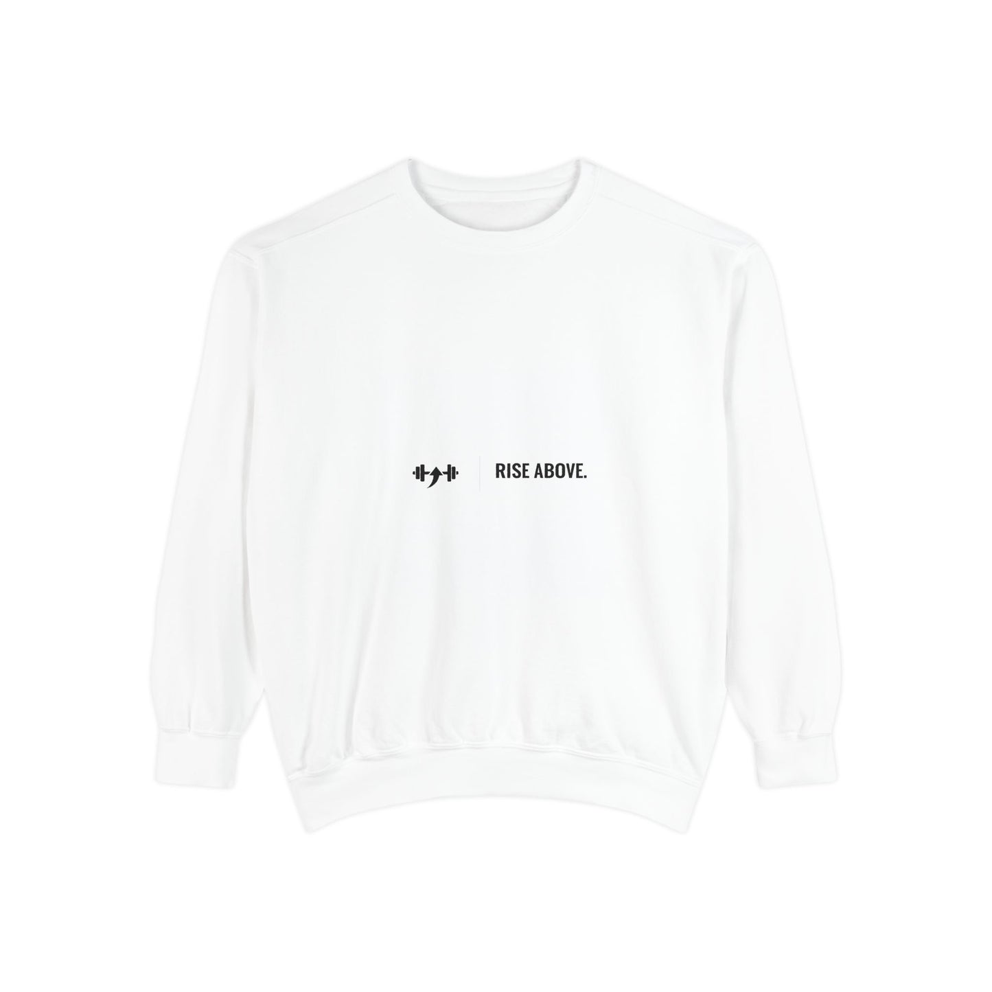 Sudadera Rise Above | Diseño minimalista con texto kanji en el pecho