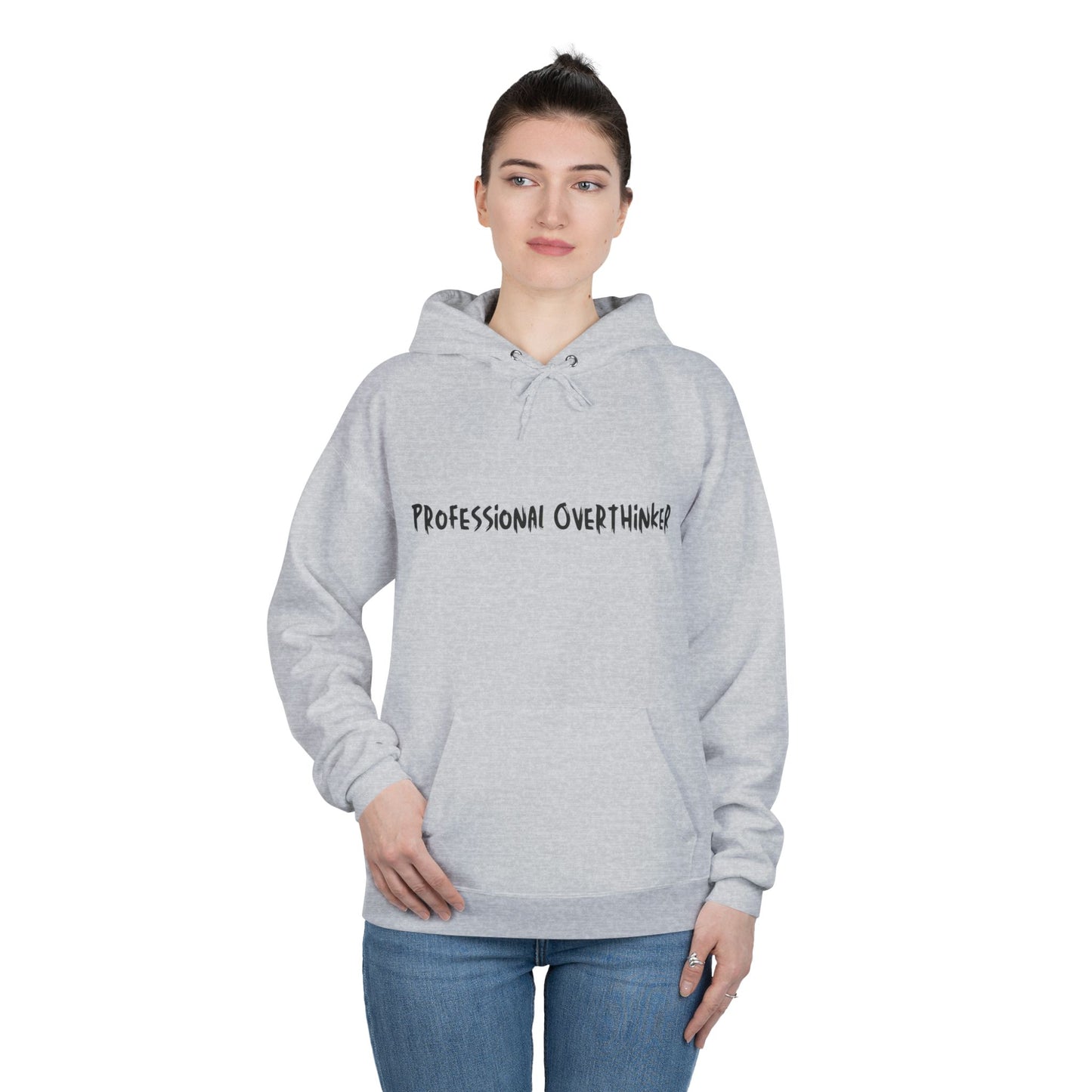 Professional Overthinker Hoodie — Funny Casual Pullover for Thinkers