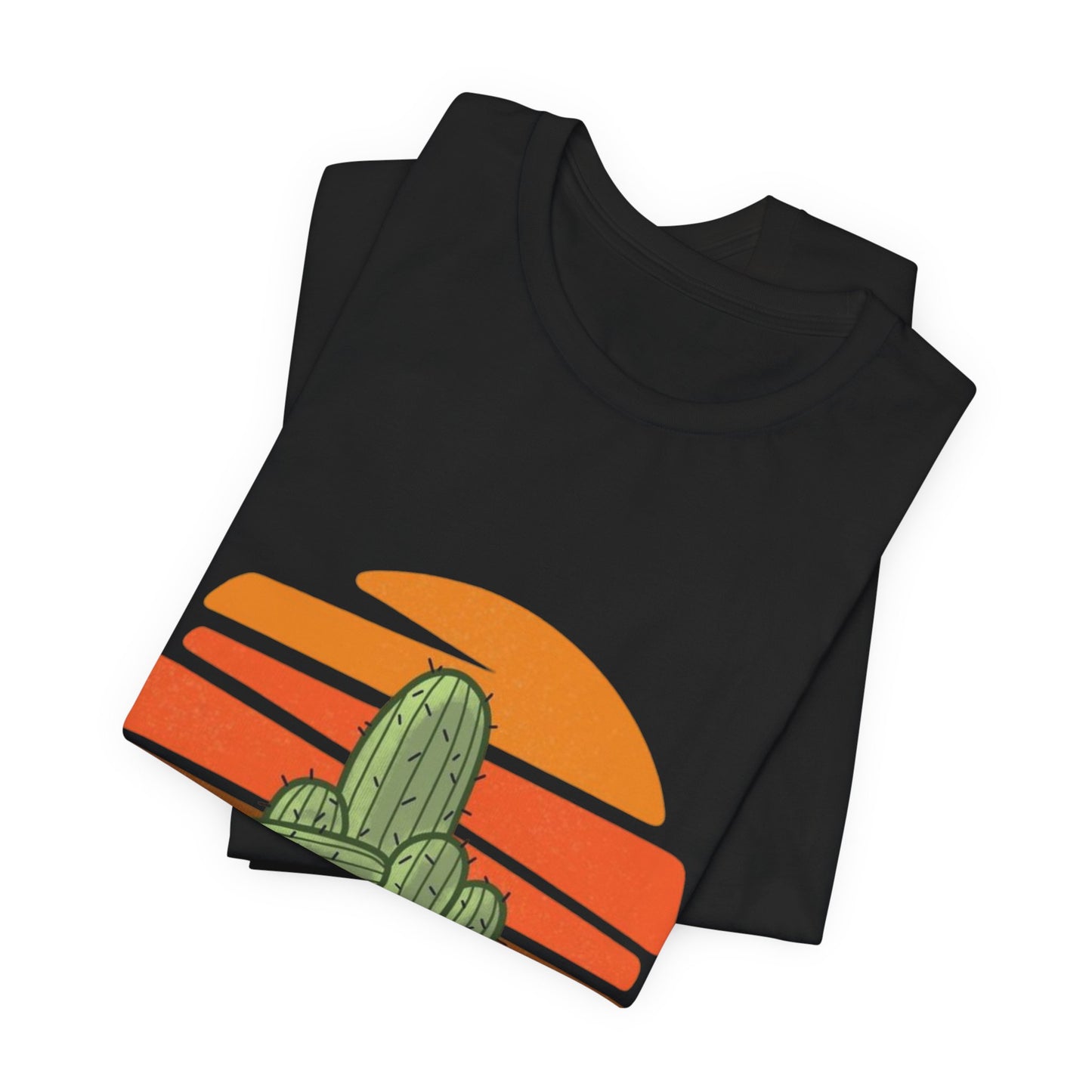 Fucktus Cactus Retro Sunset Tee
