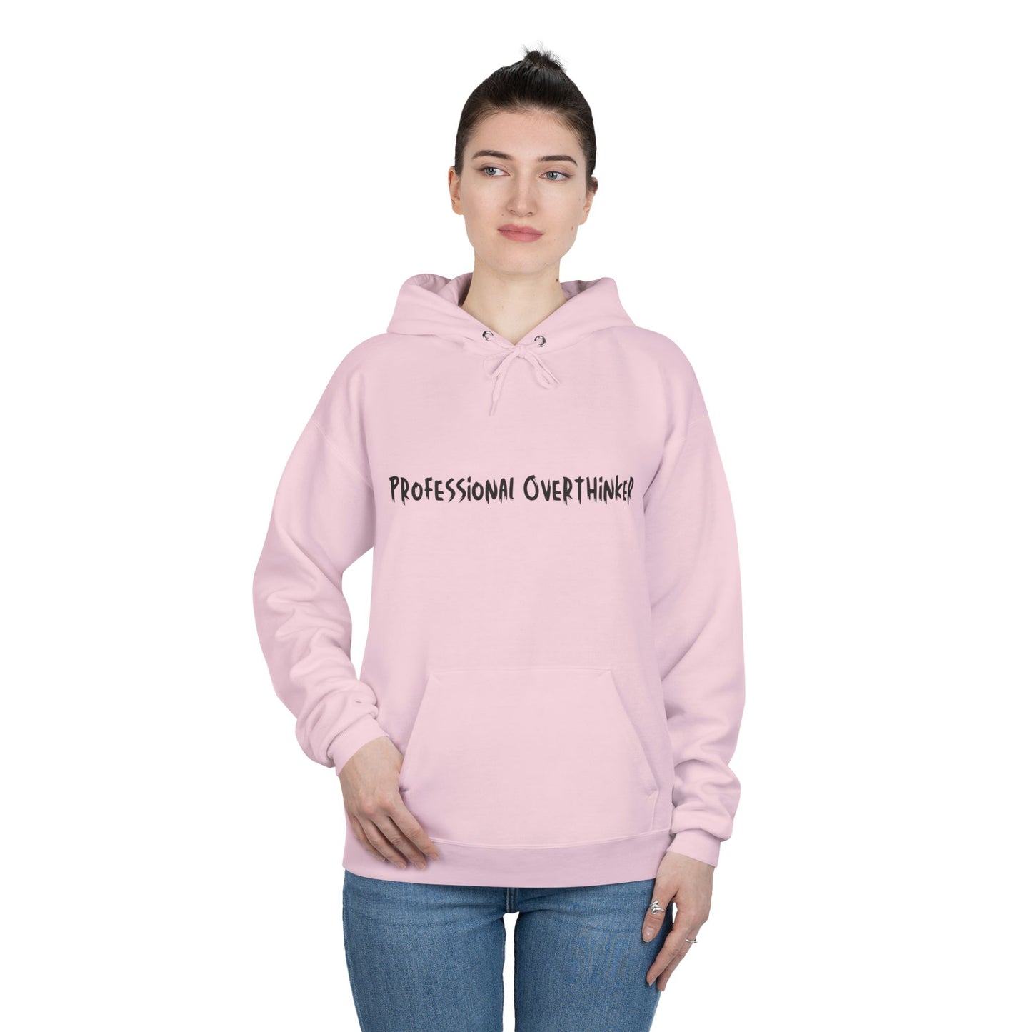 Professional Overthinker Hoodie — Funny Casual Pullover for Thinkers
