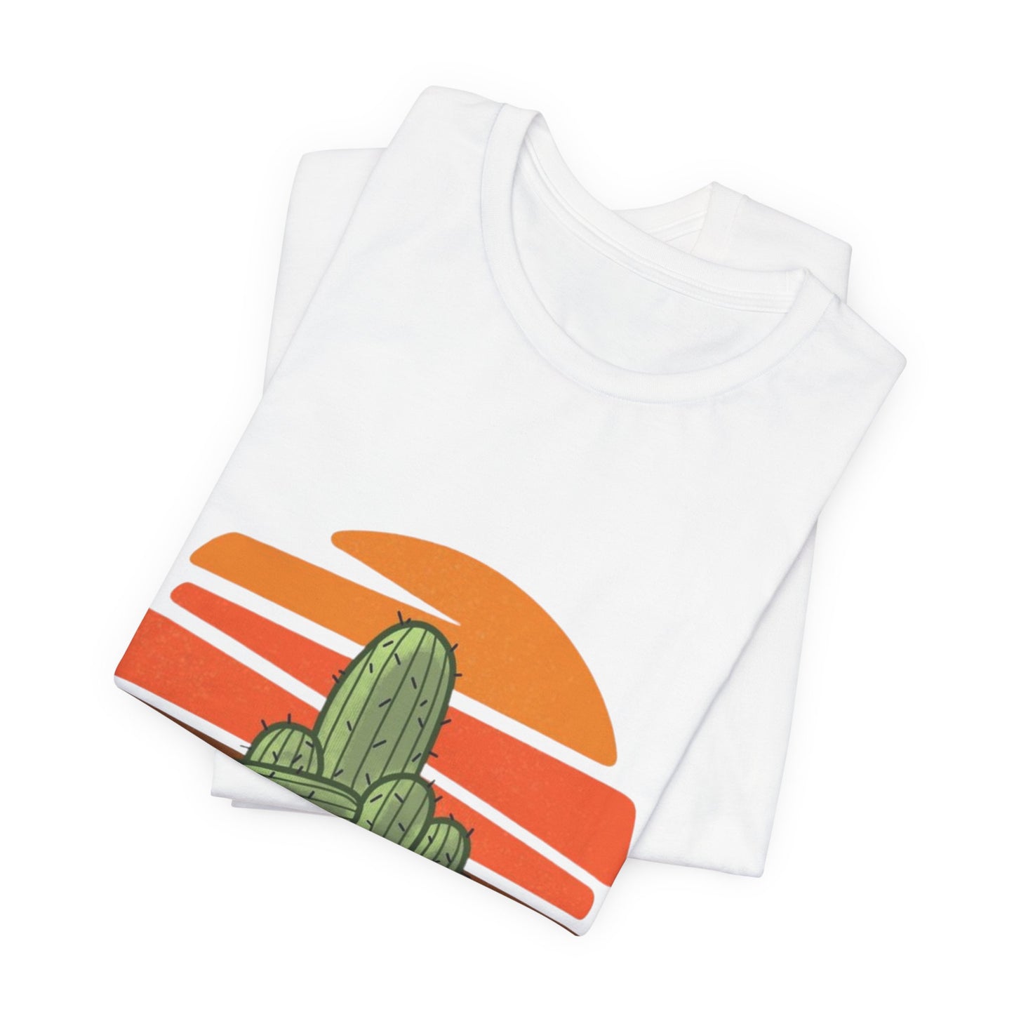 Fucktus Cactus Retro Sunset Tee