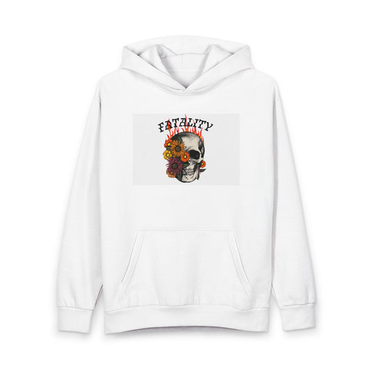 Sudadera con capucha floral de calavera de Fatality — Suéter retro de calavera gamer