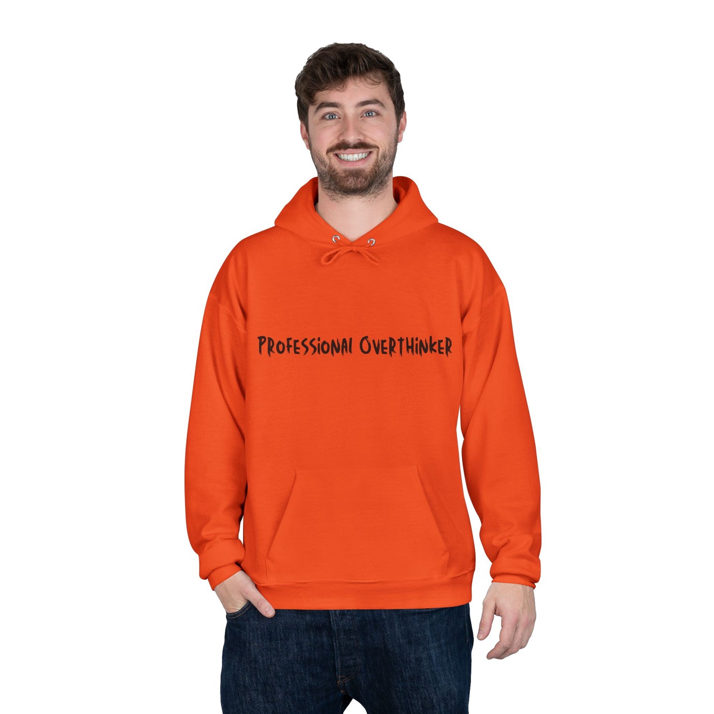 Professional Overthinker Hoodie — Funny Casual Pullover for Thinkers