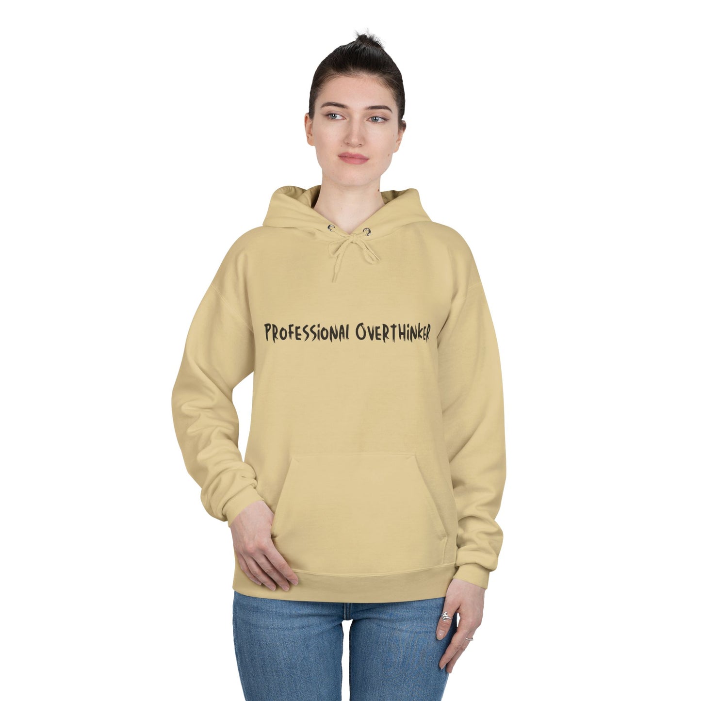 Professional Overthinker Hoodie — Funny Casual Pullover for Thinkers