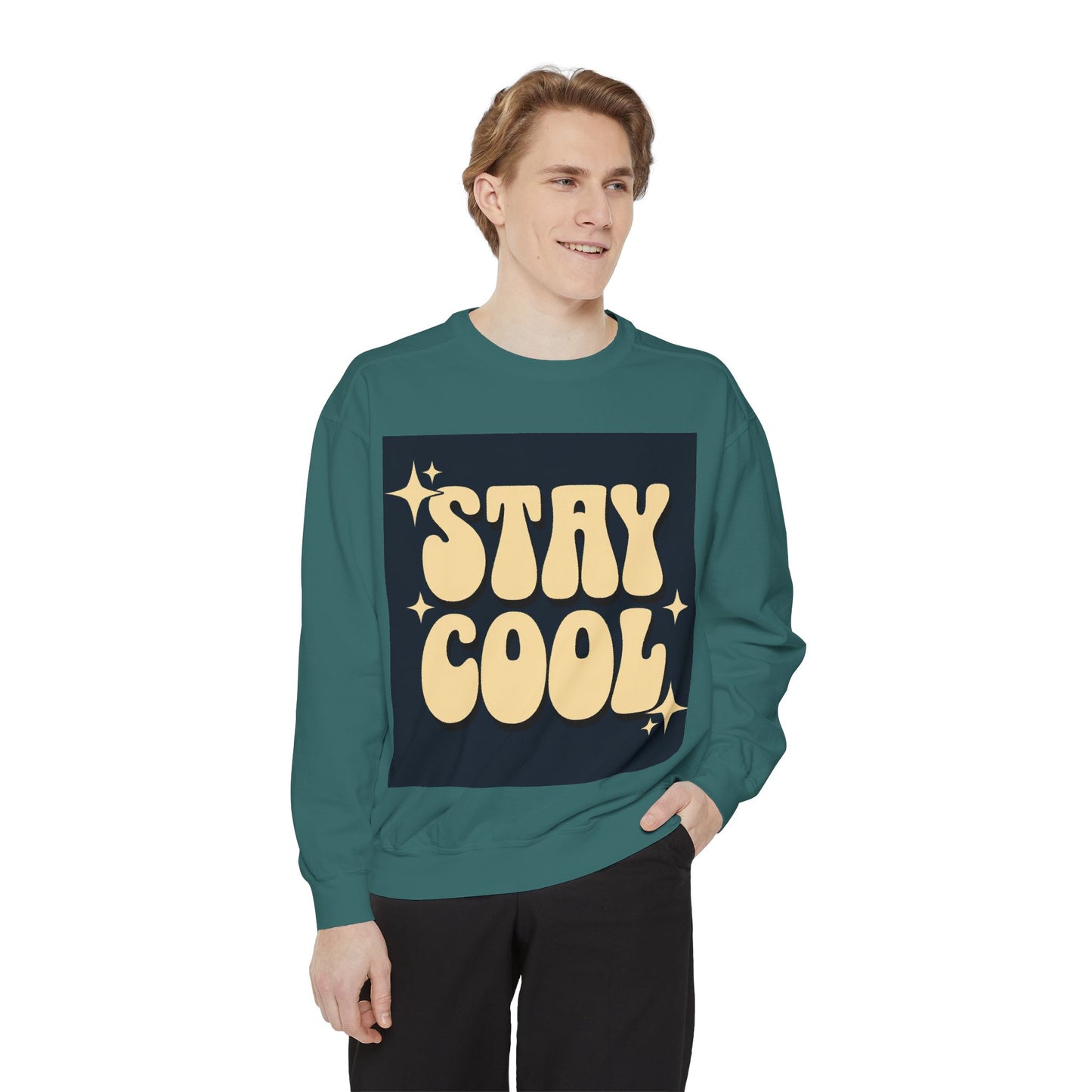 Sudadera Stay Cool — Jersey gráfico retro de los años 70