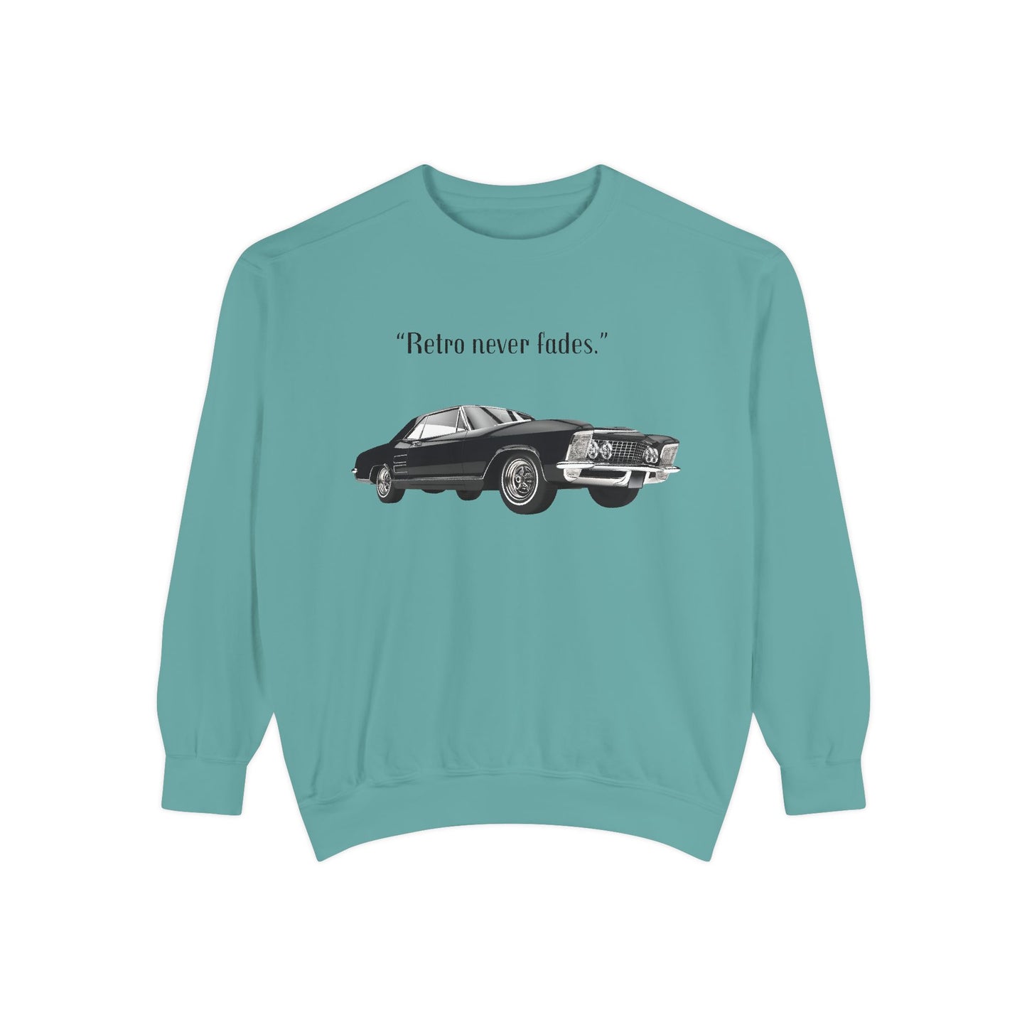Retro 'Never Fades' Vintage Classic Car Sweatshirt
