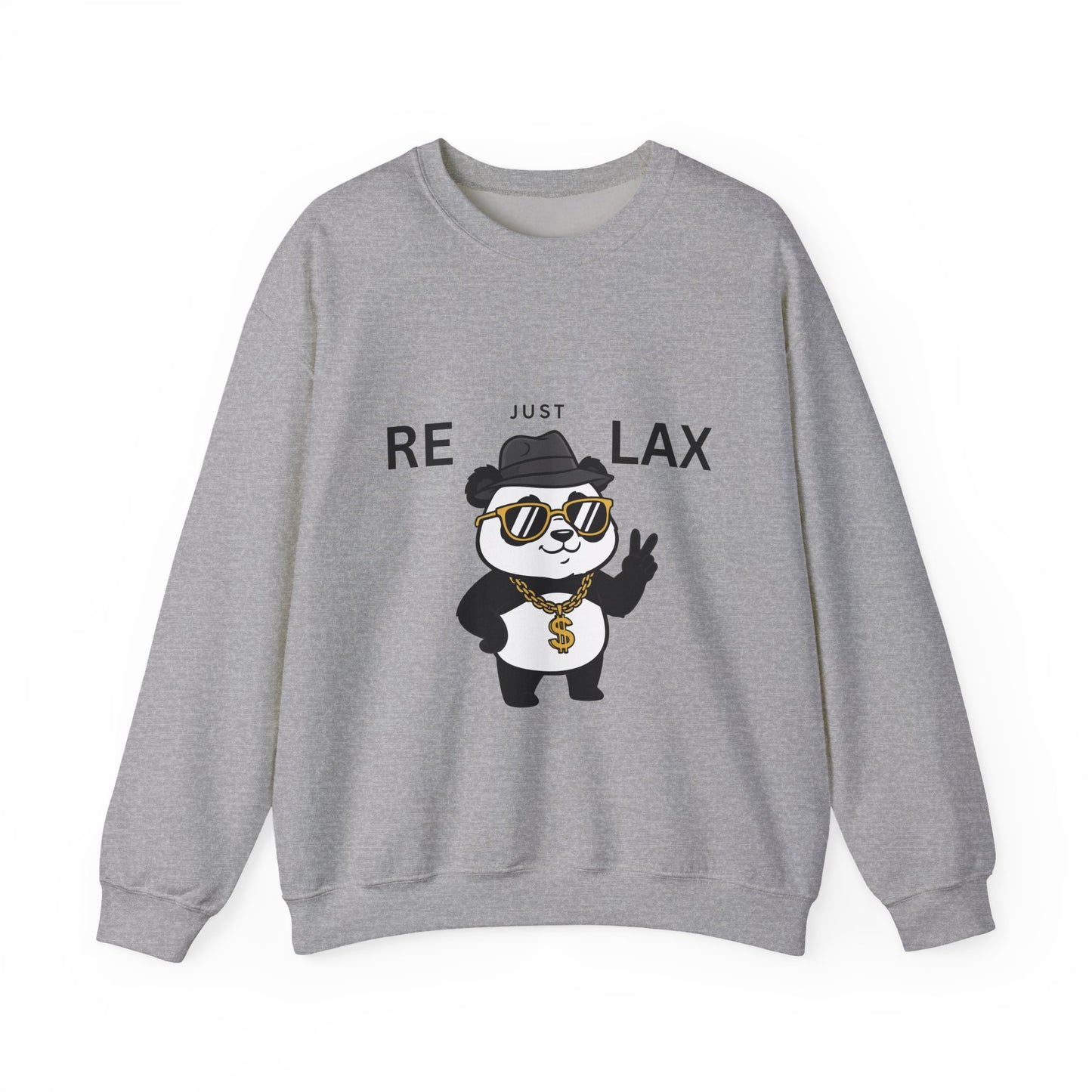 Sudadera de cuello redondo Just Relax Panda