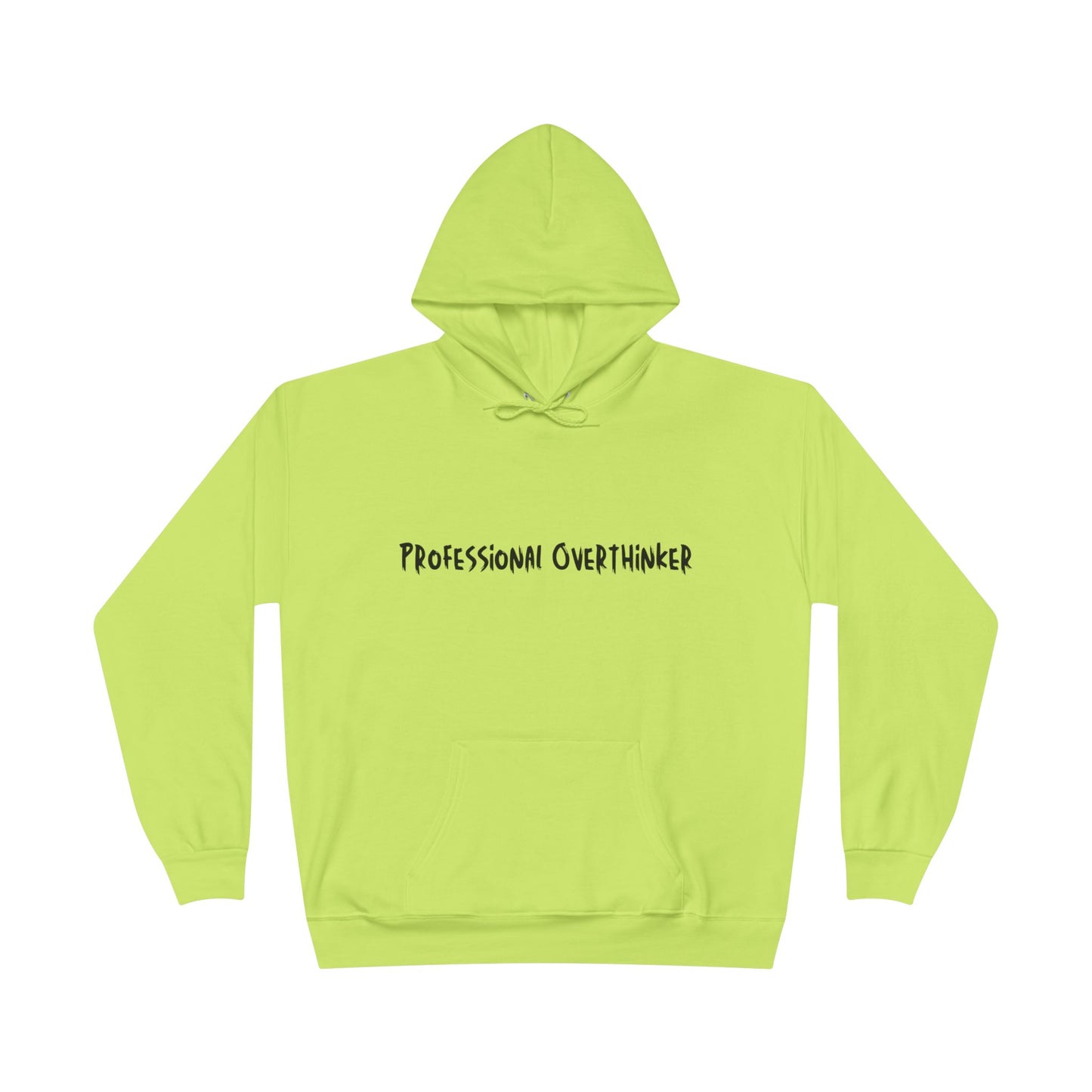 Professional Overthinker Hoodie — Funny Casual Pullover for Thinkers