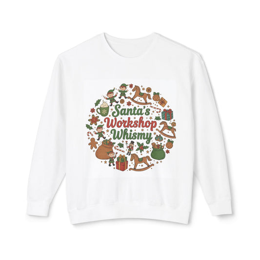 Sudadera con cuello redondo caprichosa del taller de Santa Claus