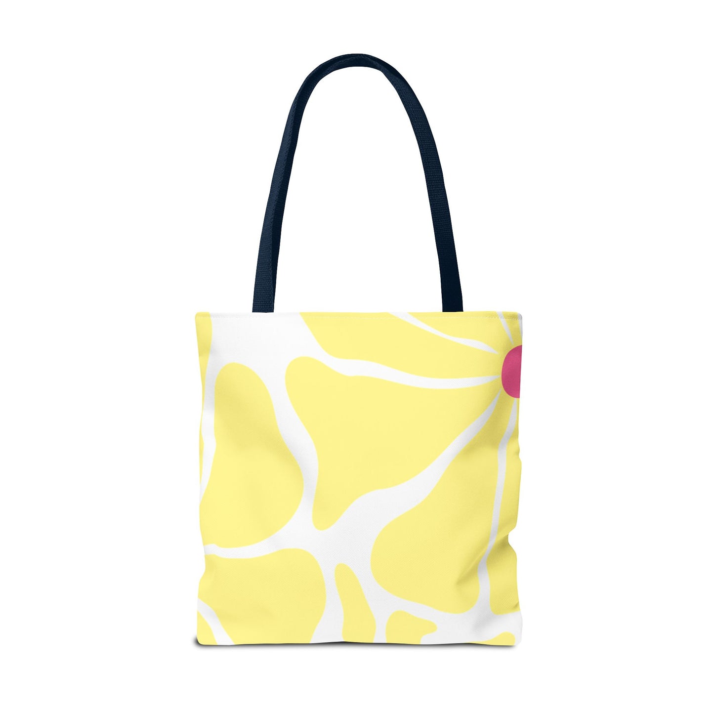 Floral Sunshine Yellow Daisy Tote Bag — All-Over Print