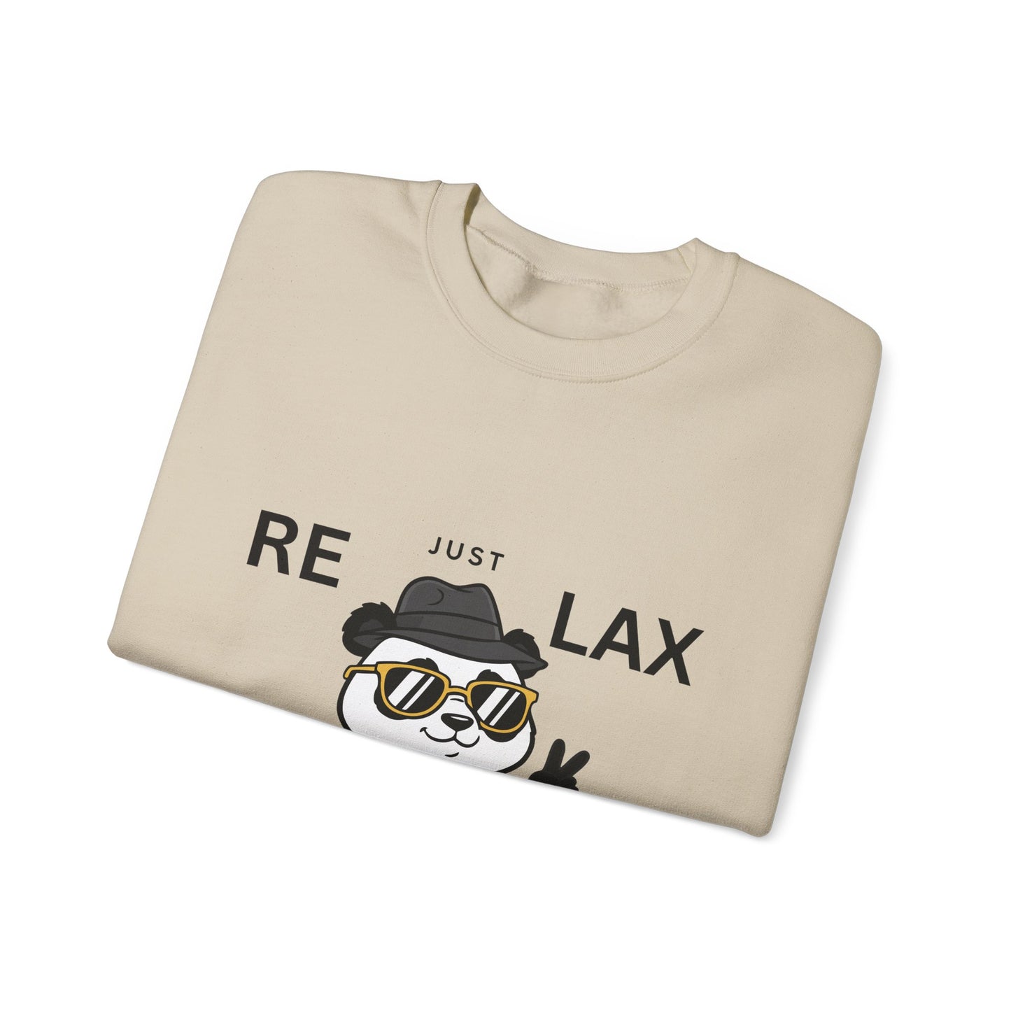 Sudadera de cuello redondo Just Relax Panda