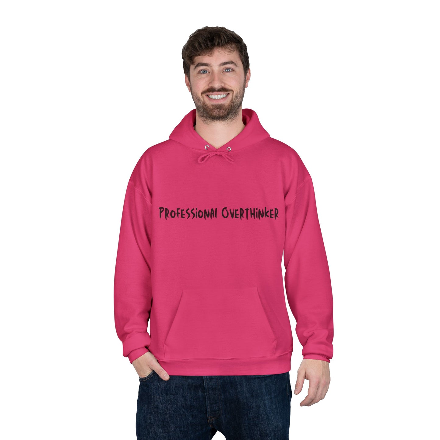 Professional Overthinker Hoodie — Funny Casual Pullover for Thinkers