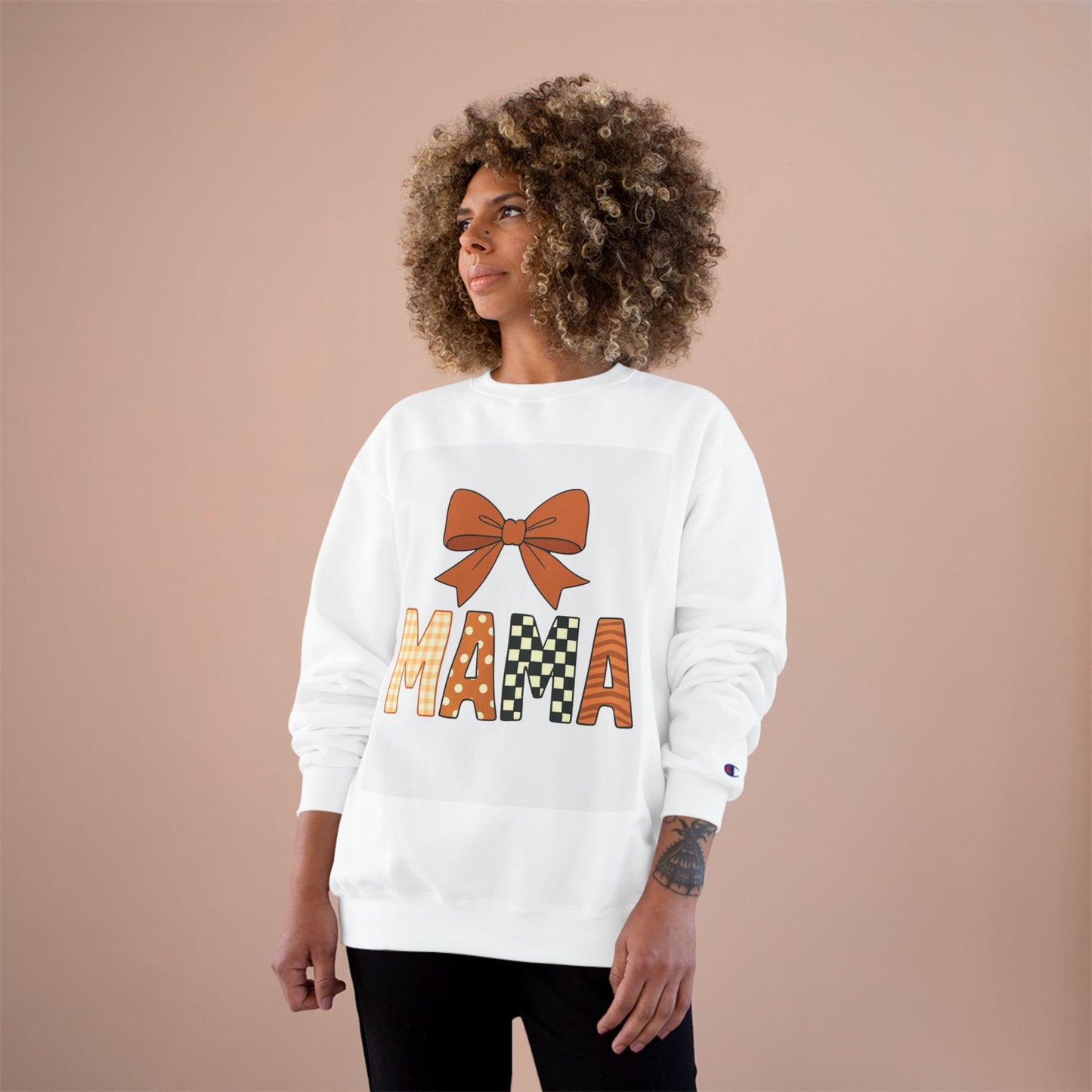 Sudadera con lazo de otoño para mamá — Suéter acogedor de otoño para mamá