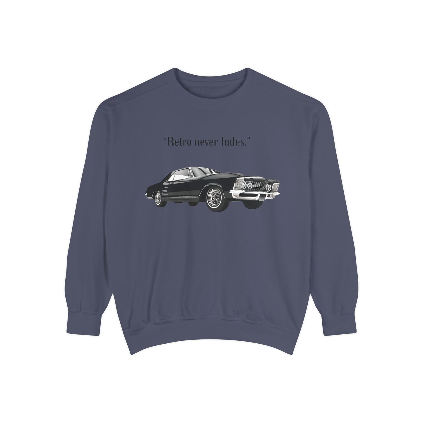 Retro 'Never Fades' Vintage Classic Car Sweatshirt