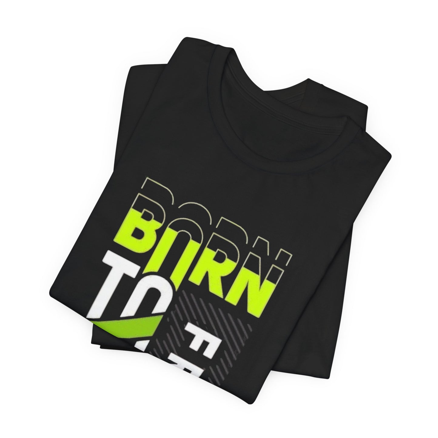 Born To Be Free T‑Shirt — Bold Neon Graphic Tee