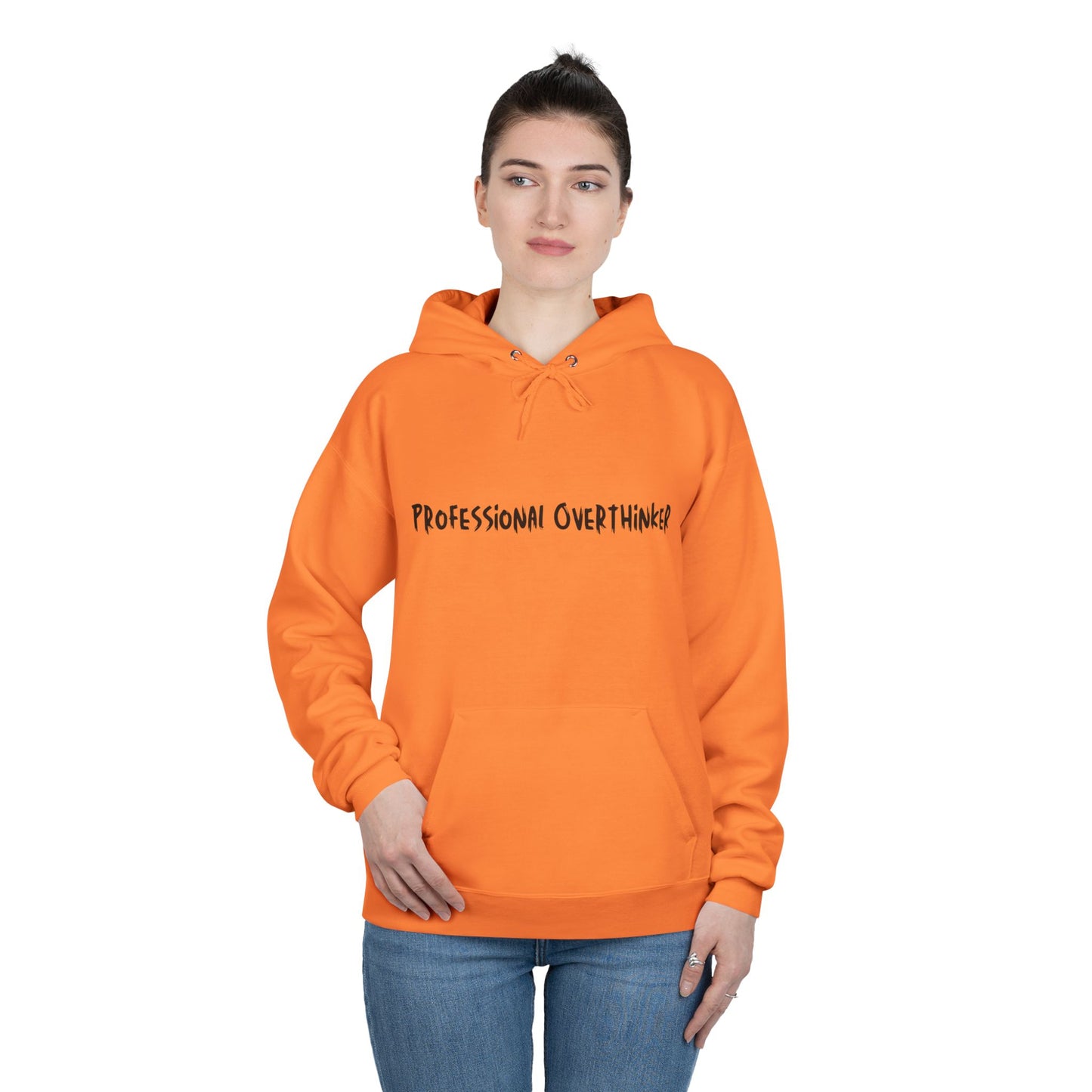 Professional Overthinker Hoodie — Funny Casual Pullover for Thinkers