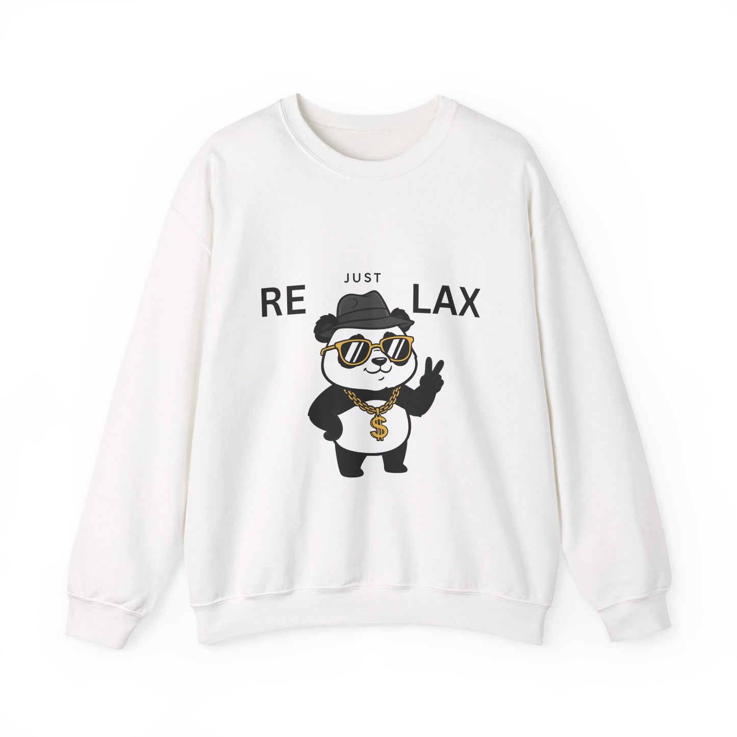 Sudadera de cuello redondo Just Relax Panda
