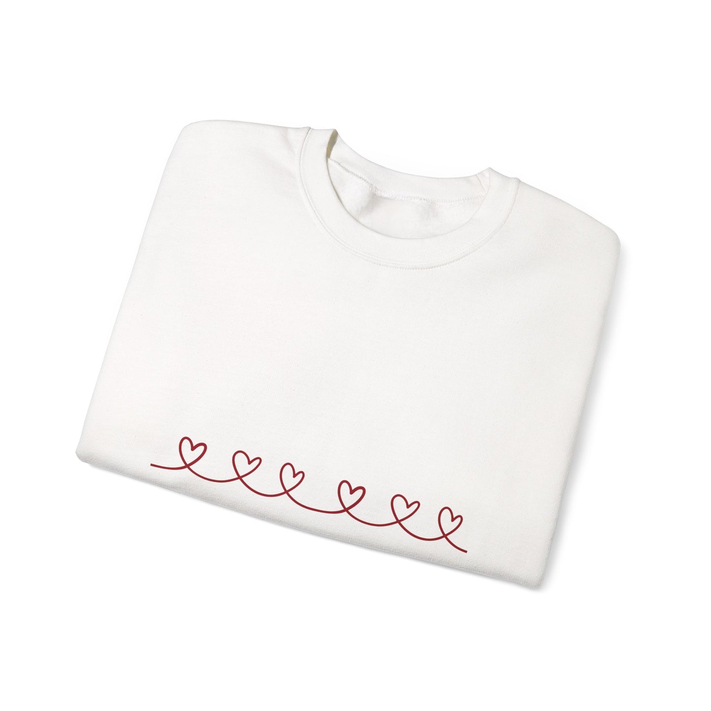 Sudadera Healing Into The New Year — Cuello redondo minimalista Heartline