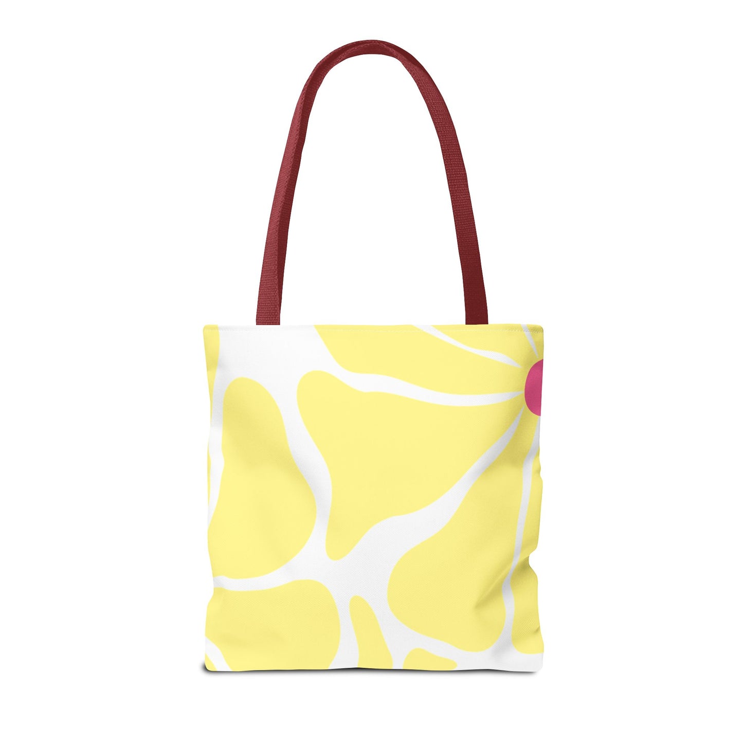 Floral Sunshine Yellow Daisy Tote Bag — All-Over Print