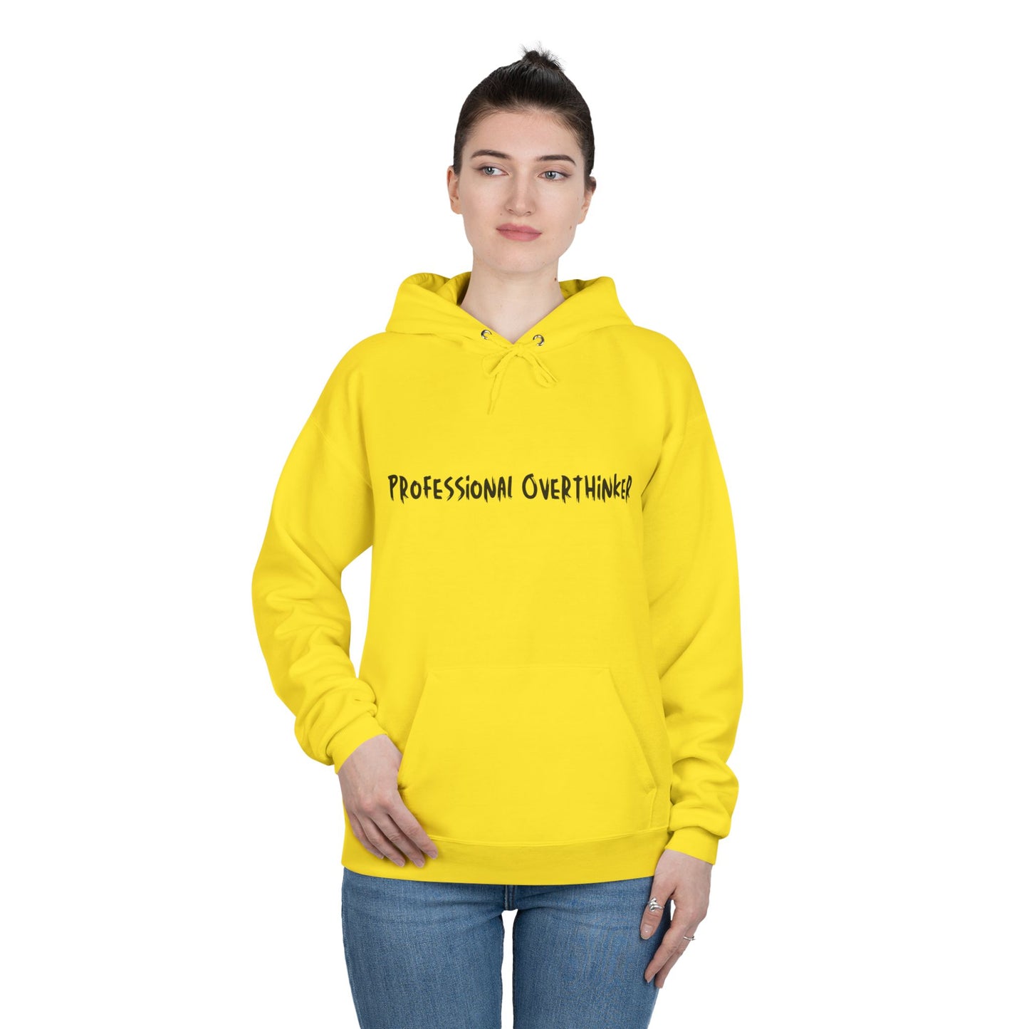 Professional Overthinker Hoodie — Funny Casual Pullover for Thinkers