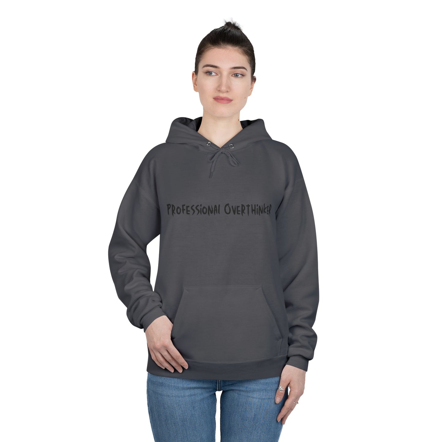 Professional Overthinker Hoodie — Funny Casual Pullover for Thinkers