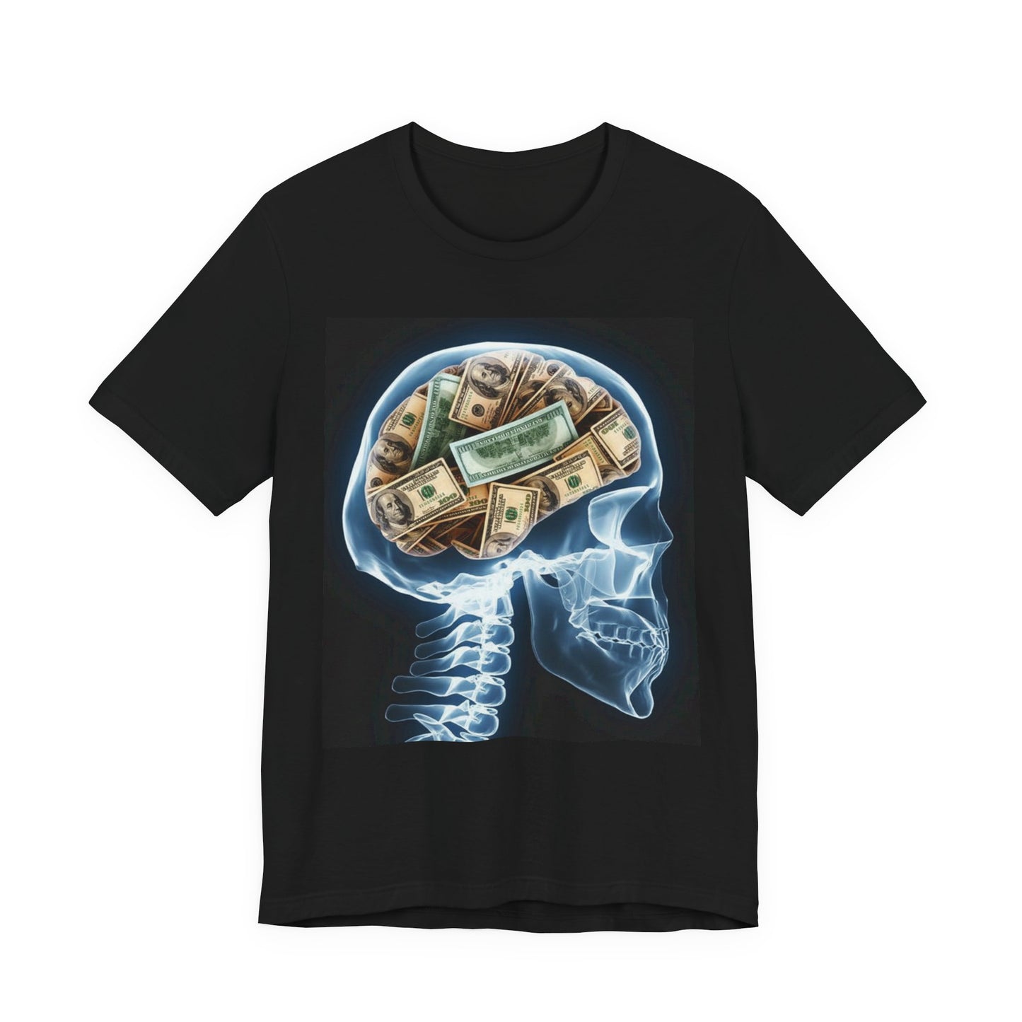 Money Brain Röntgenbild-T-Shirt — Cash Mind T-Shirt