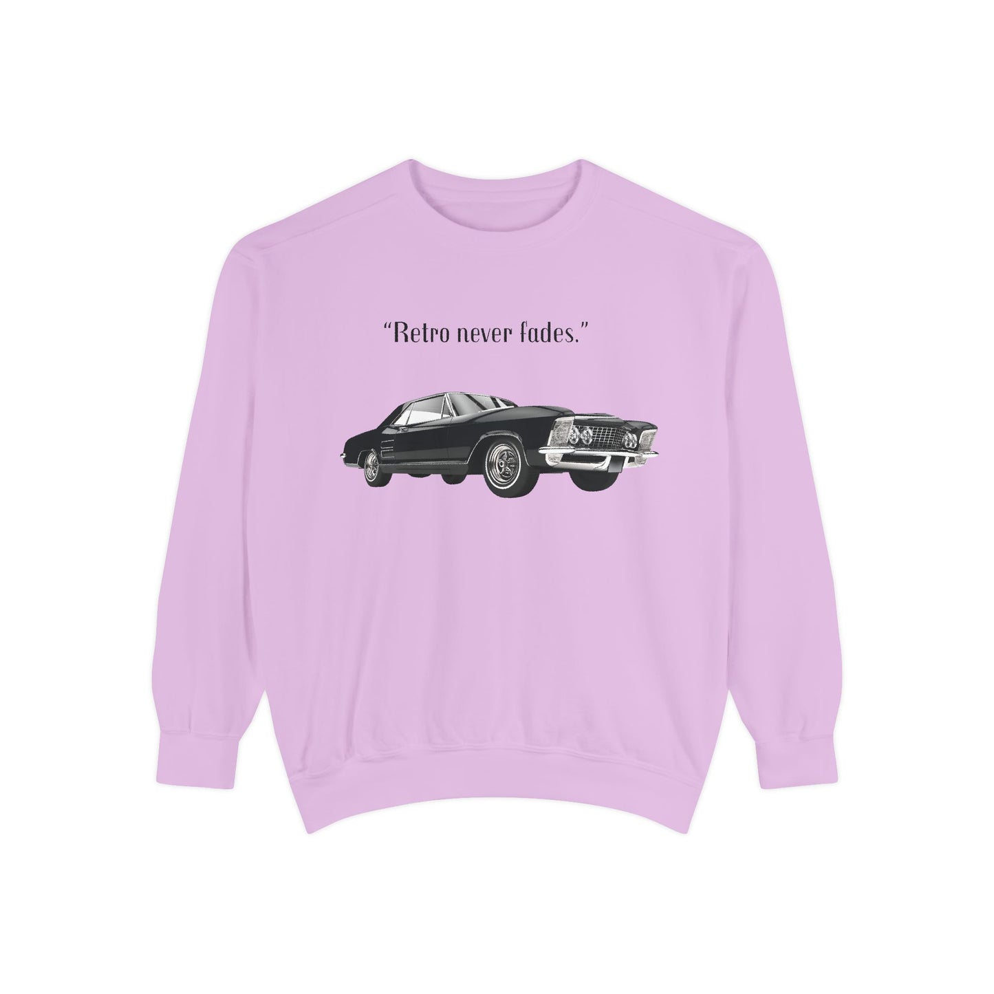 Retro 'Never Fades' Vintage Classic Car Sweatshirt