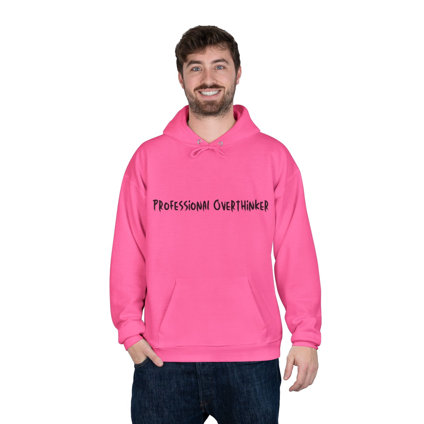 Professional Overthinker Hoodie — Funny Casual Pullover for Thinkers