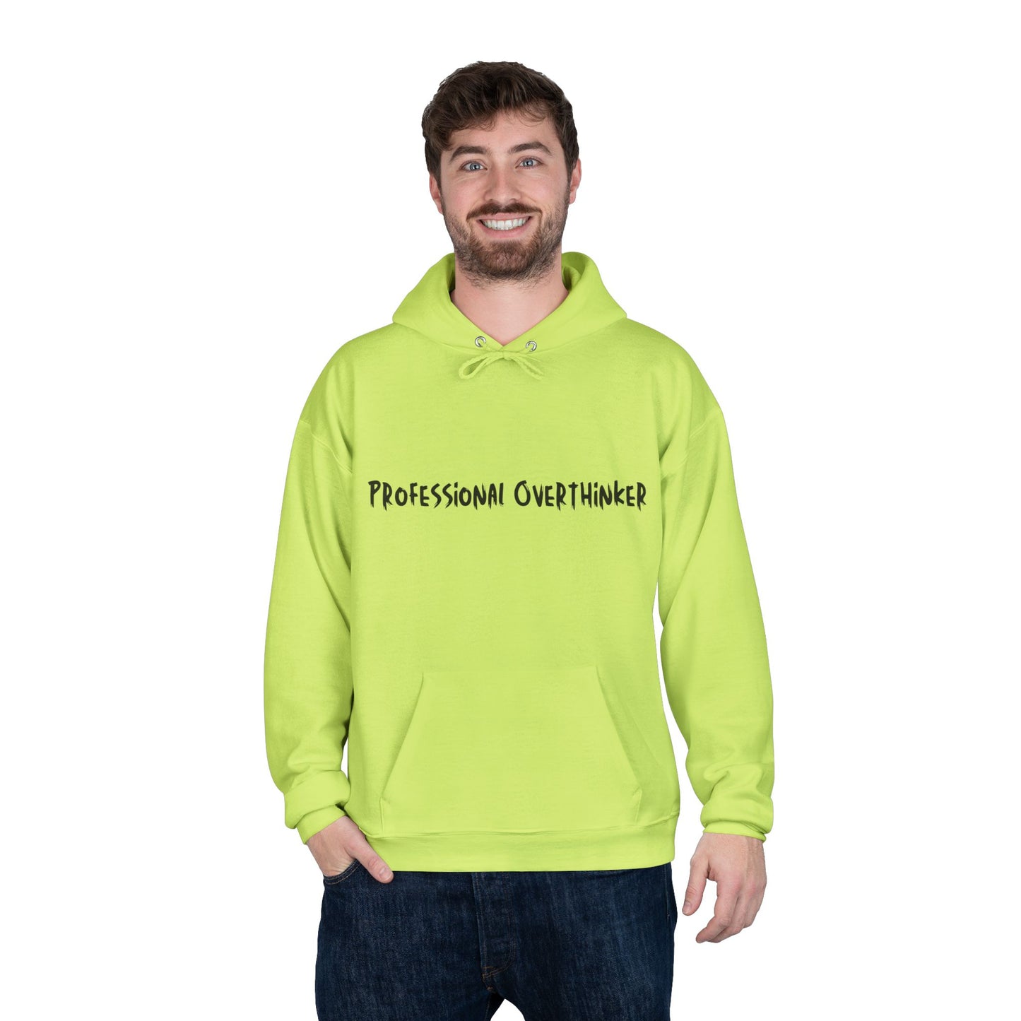 Professional Overthinker Hoodie — Funny Casual Pullover for Thinkers