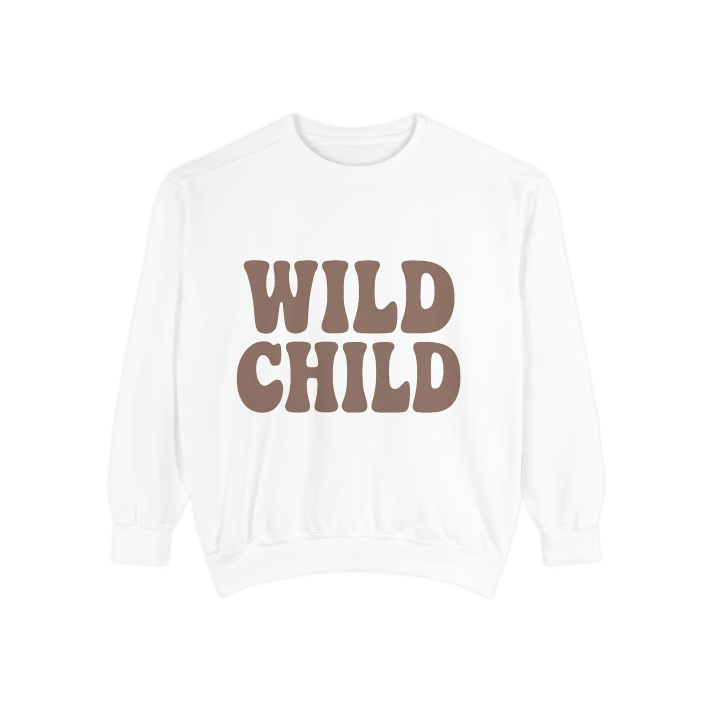 Sudadera con gráfico retro marrón de Wild Child
