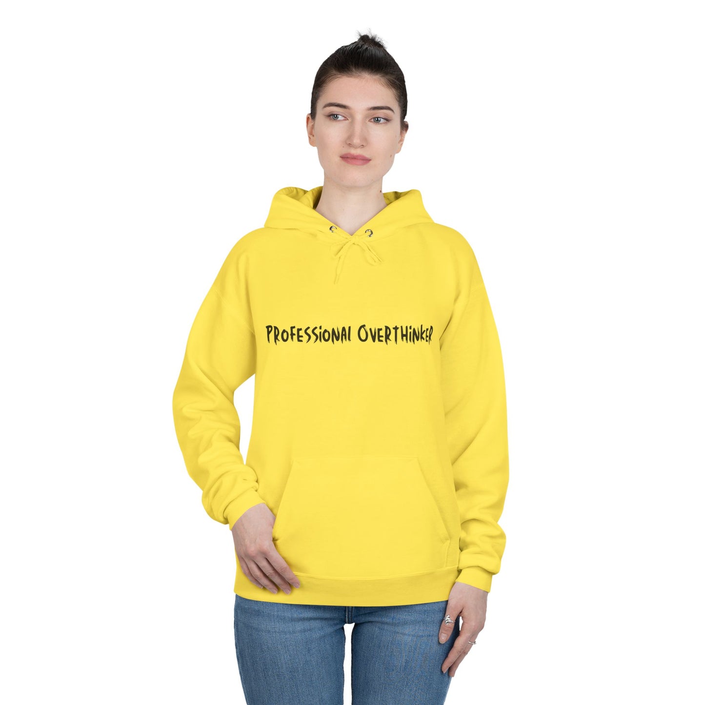 Professional Overthinker Hoodie — Funny Casual Pullover for Thinkers