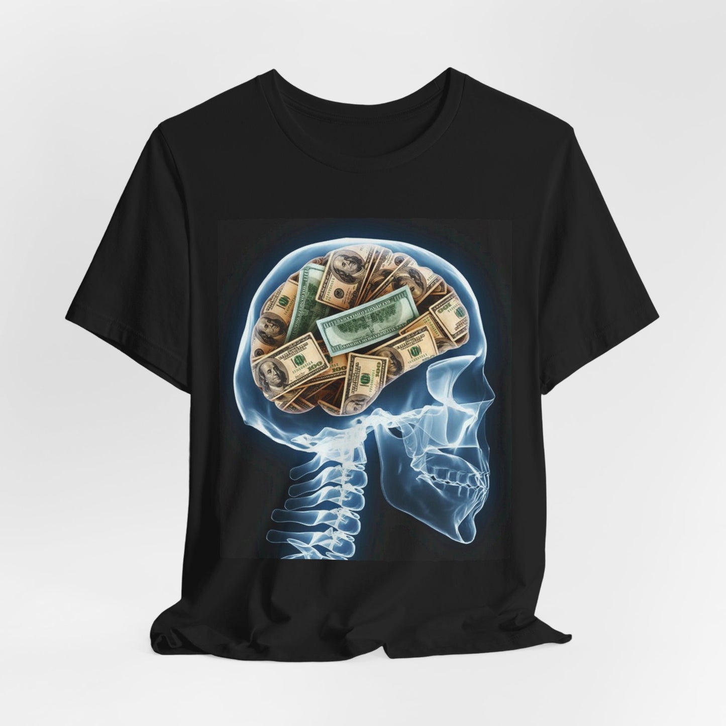 Money Brain Röntgenbild-T-Shirt — Cash Mind T-Shirt
