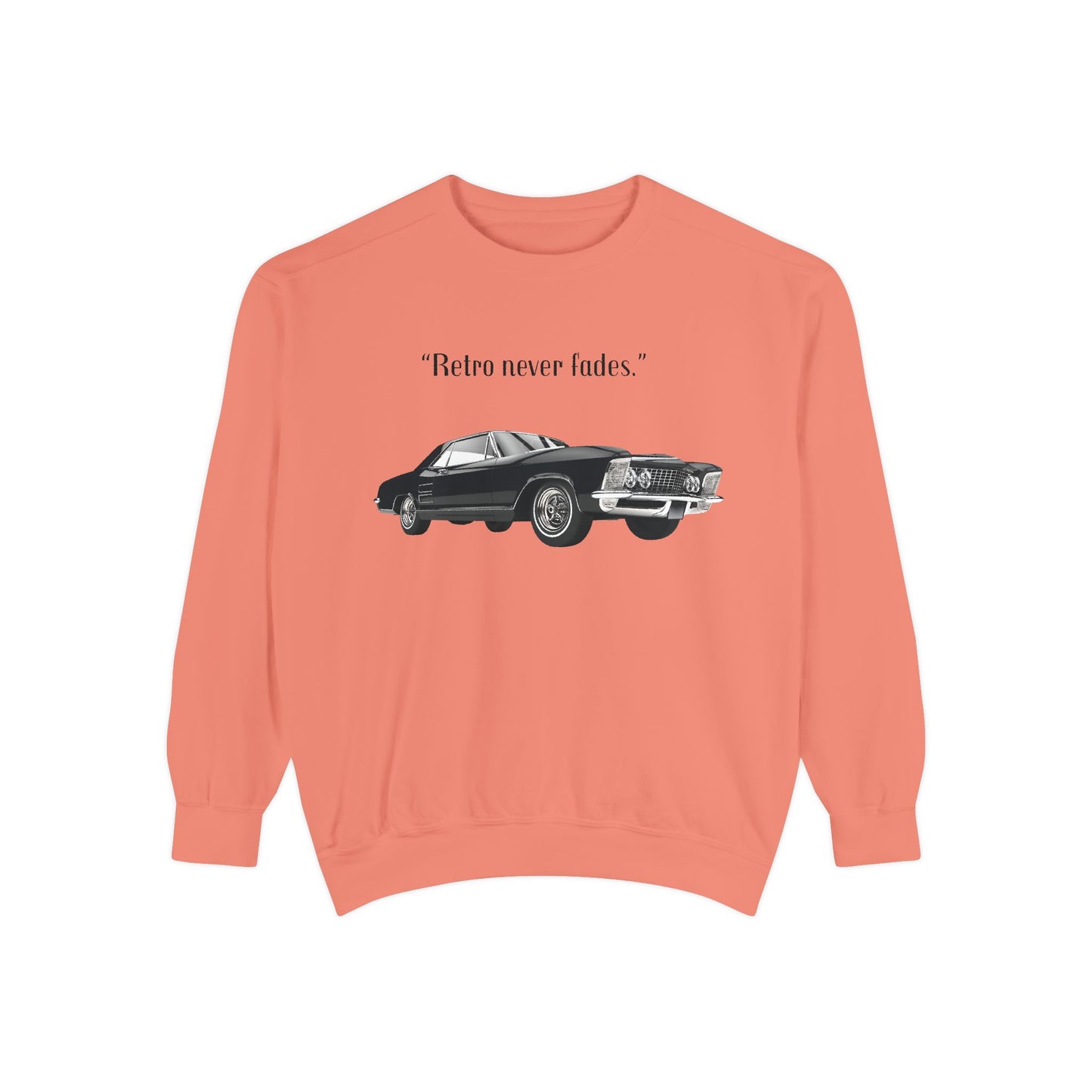 Retro 'Never Fades' Vintage Classic Car Sweatshirt