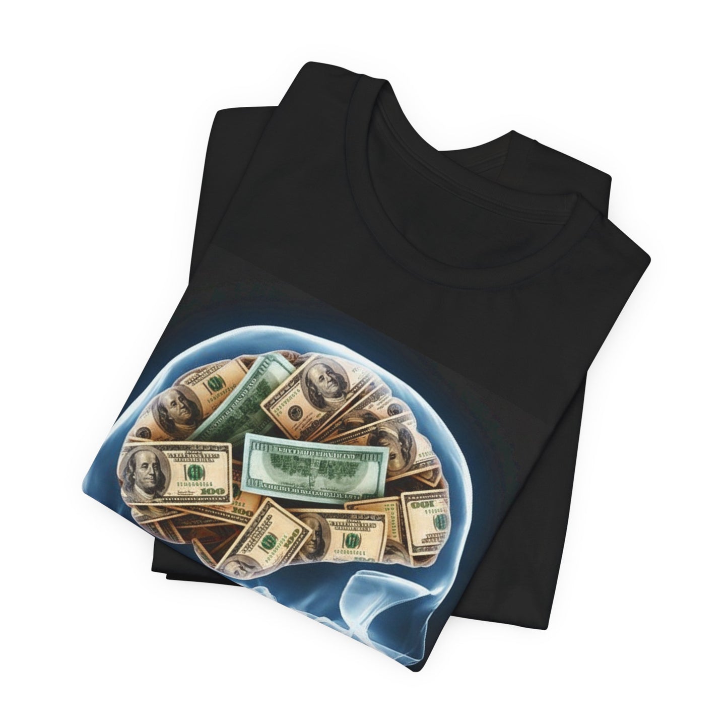 Money Brain Röntgenbild-T-Shirt — Cash Mind T-Shirt