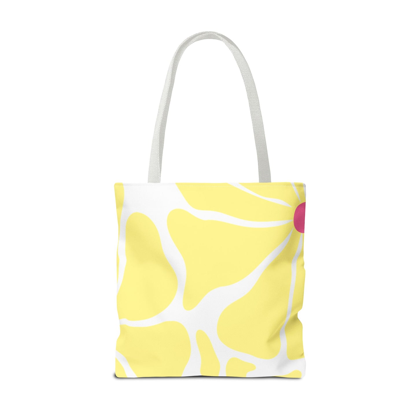 Floral Sunshine Yellow Daisy Tote Bag — All-Over Print