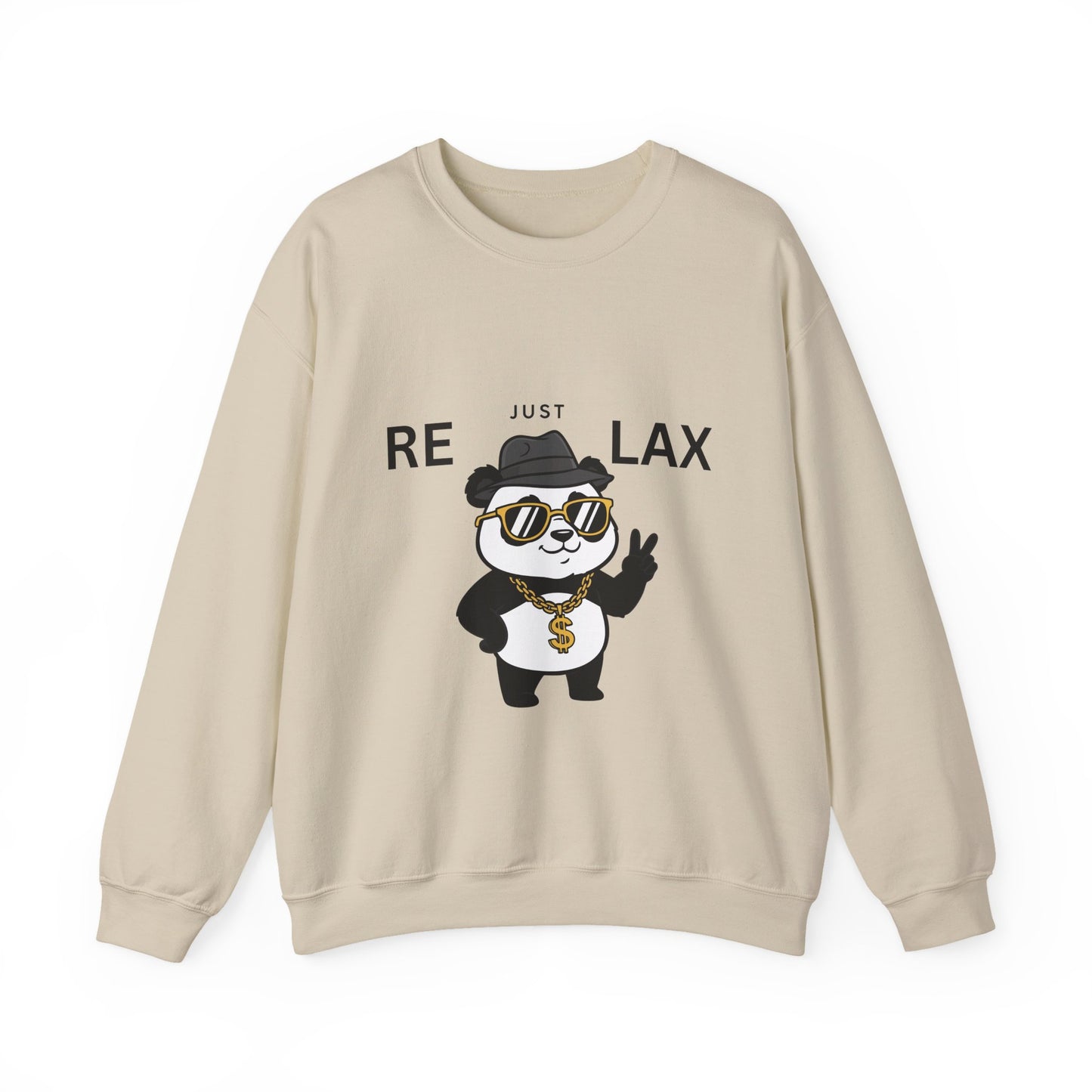 Sudadera de cuello redondo Just Relax Panda
